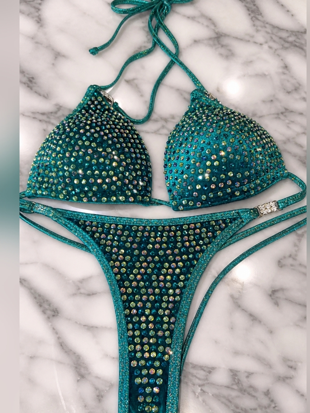 OMG Sea Foam Green Competition Suit